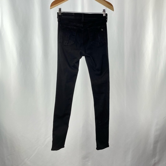 Rag &‎ Bone High Rise Skinny Jean in Black Size 26 - Picture 6 of 8
